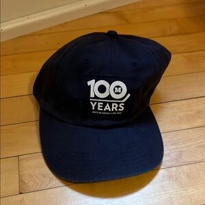 Middlebury Blue 100 Years Hockey Cap